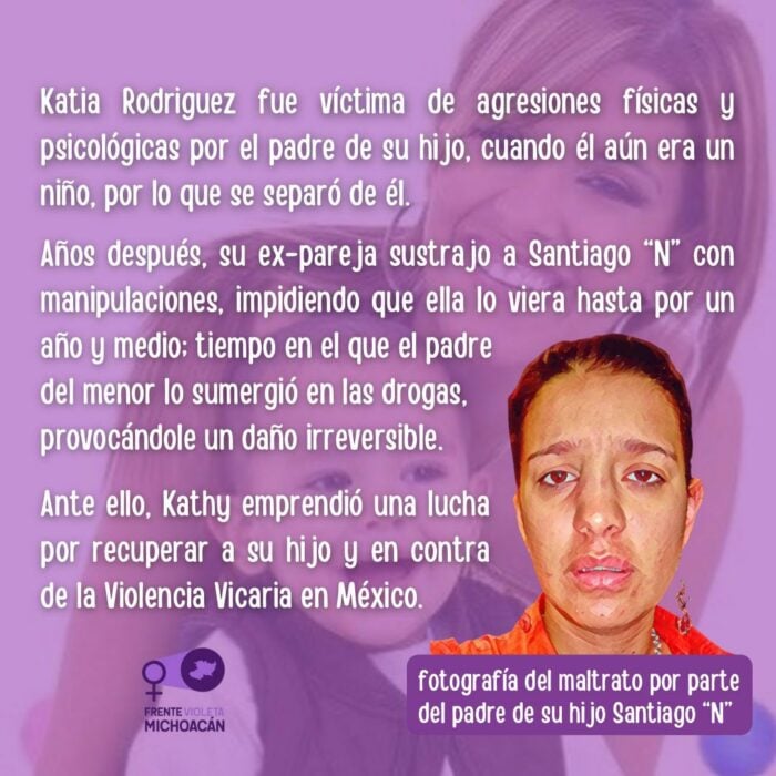 imagen descriptiva de la violencia que sufrió Katia