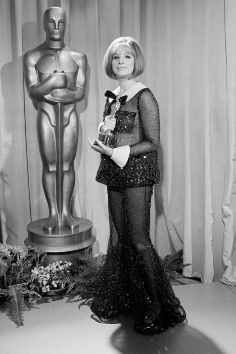 barbra streisand en entrega del oscar 1969