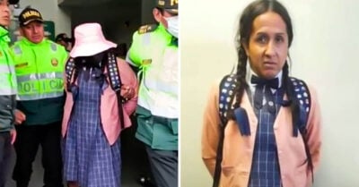 Detienen a hombre que vestía de estudiante para acosar alumnas de un colegio