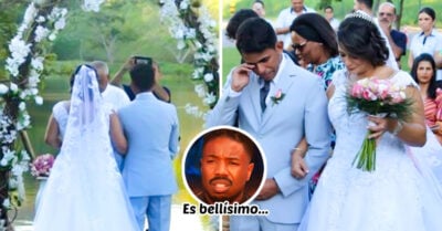 Enfermeras organizan boda sorpresa para cumplir el sueño de uno de sus pacientes