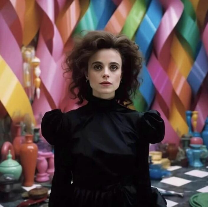 Bellatrix; IA muestra a personajes de Harry Potter en una película de Wes Anderson 