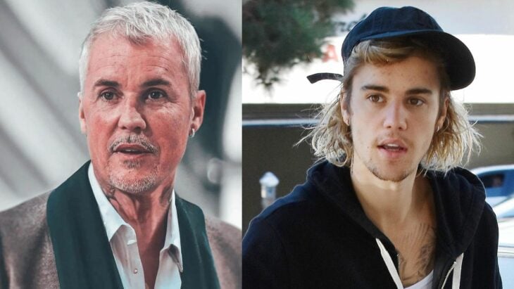 Justin Bieber comparación viejo y joven 
