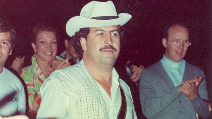 Fotografía del narcotraficante Pablo Escobar en los años 90