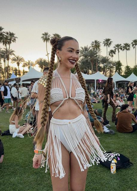 Abril Cols ;Outfits que causaron sensación en Coachella 2023