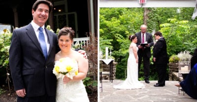 Papá se muestra orgulloso de su hija con síndrome de Down en su boda