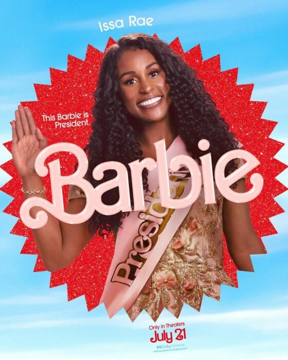 Barbie presidente en la película 