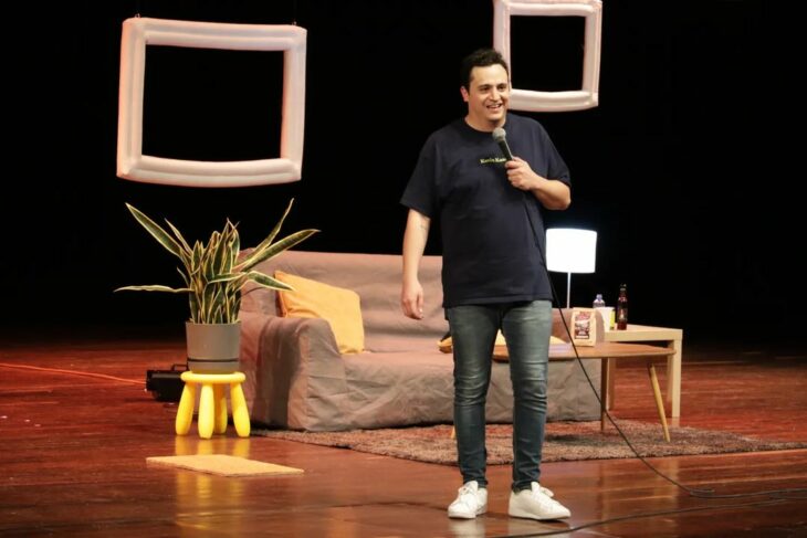 Ricardo O'Farrill en un escenario 