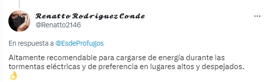 captura de pantalla de un comentario en Twitter sobre una pirámide de cobre 