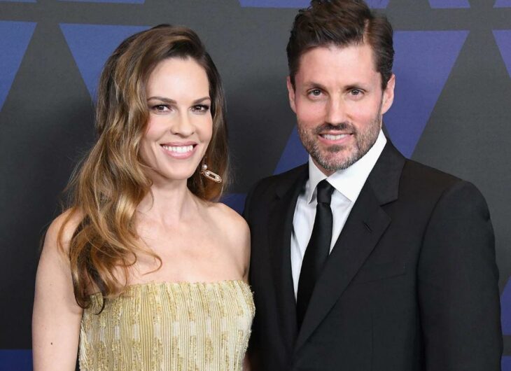 Hilary Swank y su esposo