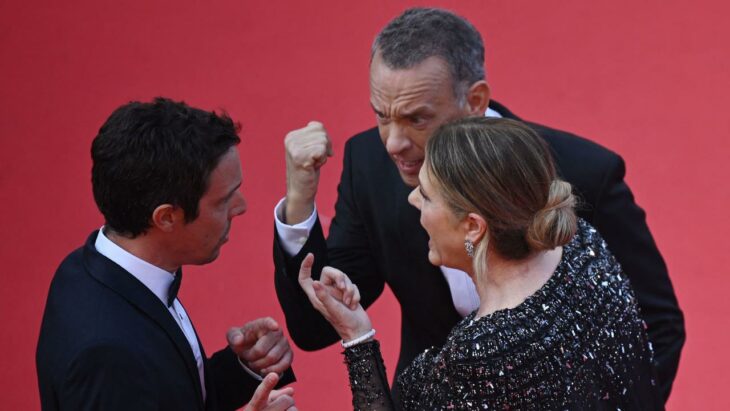 Tom Hanks y su esposa, Rita Wilson, protagonizaron una acalorada discusión en el Festival de Cannes