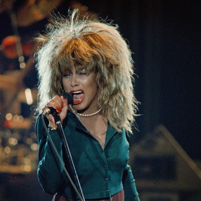 Tina Turner cantando en los 70 