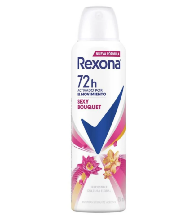 imagen publicitaria del desodorante Rexona 72 horas