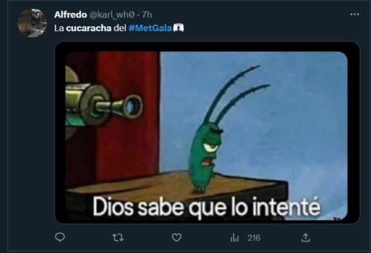 meme de placton de la cucaracha de la met