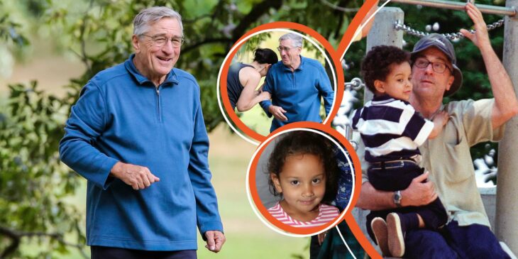 Robert De Niro con sus hijos