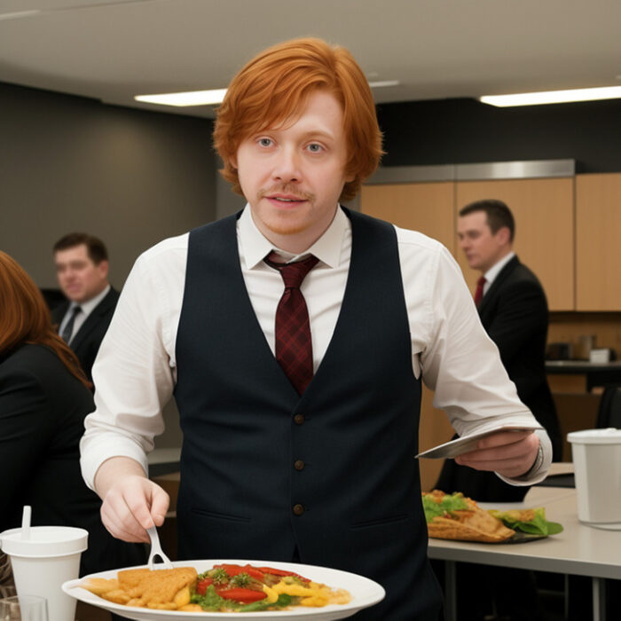 Ron en la hora de comida segun la ia