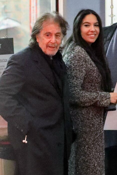 Al PAcino captado junto a su novia Noor Alfallah