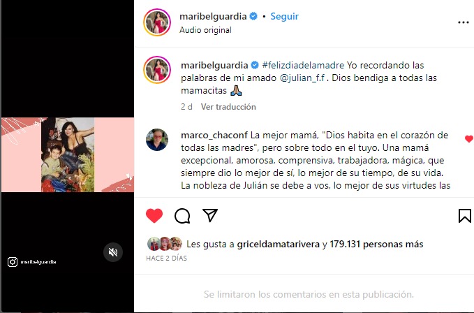 captura de video de maribel y su hijo 