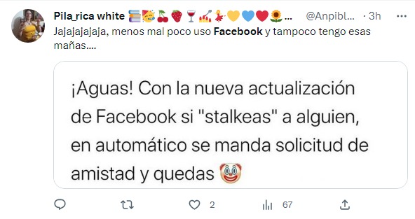 opinión de falla de facebook