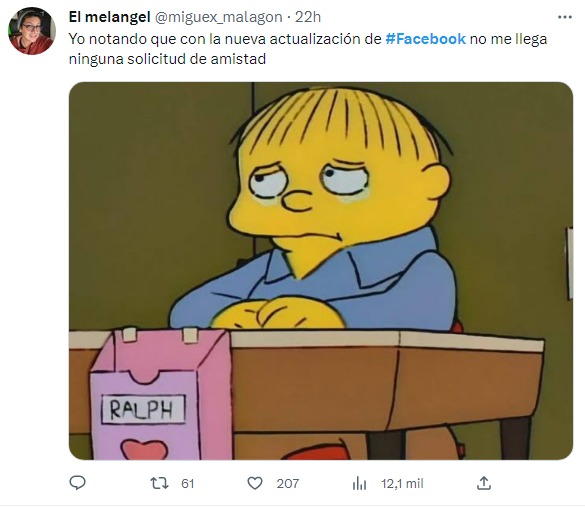 meme ralph sin solicitudes por meme de falla de facebook