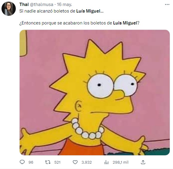 meme de los boletos agotados de Luis miguel 