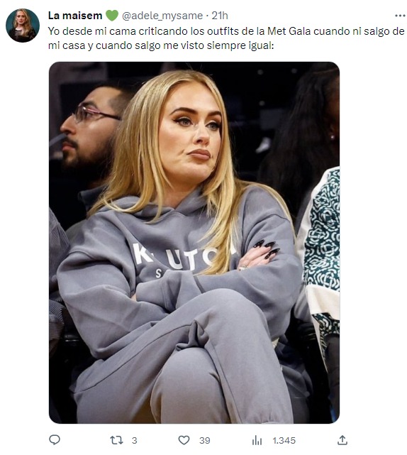 adele meme sentada enojada 