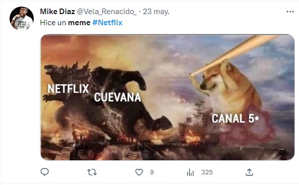 meme de pelea de godzilla con netflix 