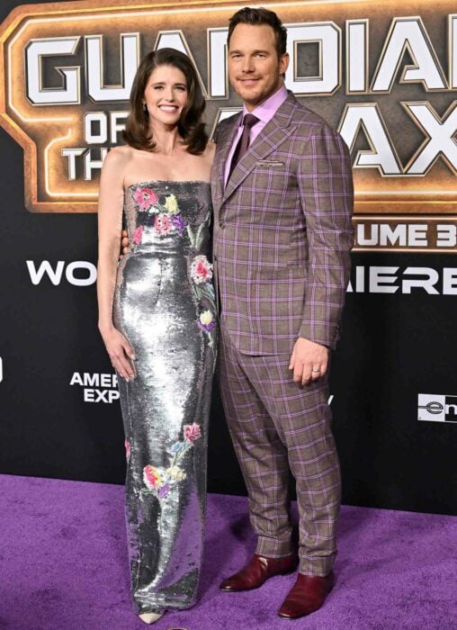 Chris Pratt junto a su esposa Katherine schwarzenegger