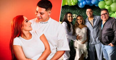 Eduin Caz y Daisy Anahy se reencuentran y celebran el baby shower de su bebé