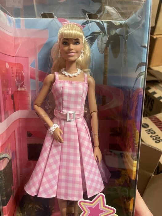 Fotografía de la supuesta muleca Barbie de Margot Robbie 