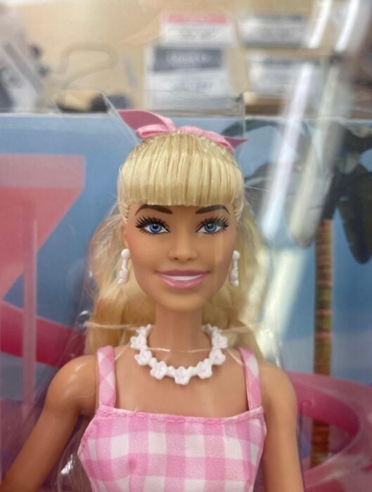 cara de la supuesta Barbie en honor a Margot Robbie 