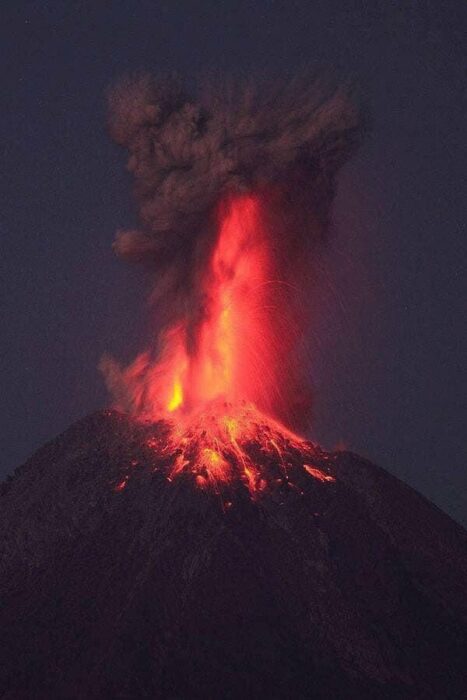 explosión del Popocatépetl 