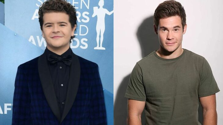 Gaten Matarazzo y Adam Devine