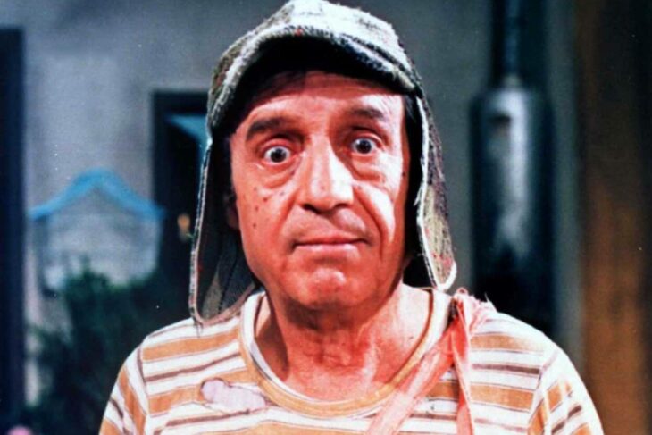 Roberto Gómez Bolaños characterized by his famous character "El Chavo del 8" 