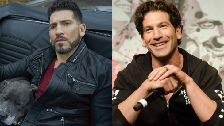 Jon Bernthal con y sin barba comparación