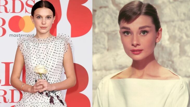 Millie Bobby Brown y Audrey Hepburn