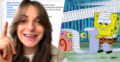 Embarazada hace un Excel con una lista de deseos por cumplir antes de tener a su bebé