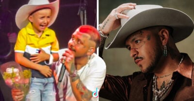 Christian Nodal invita a un niño al escenario y su gesto conmueve en redes