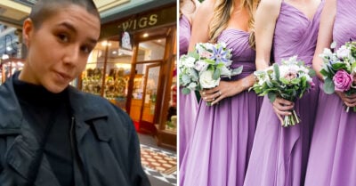 Novia desinvita a su dama de honor porque se rapó el cabello