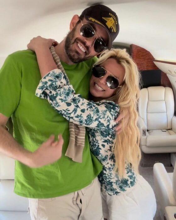 Britney Spears y su esposo 
