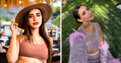 Tammy Parra es acosada mientras posa para una sesión de fotos en ropa interior