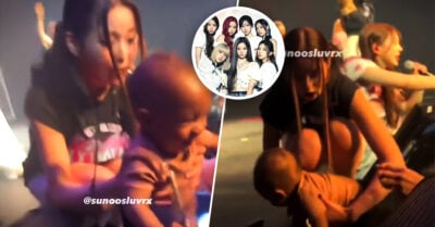 Una madre arroja a su bebé al escenario en pleno concierto de K-pop