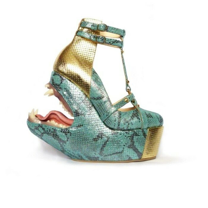 Zapatos surrealistas diseñados por Kira Goodey