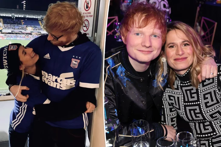 Ed Sheeran y su esposa Cherry Seaborn