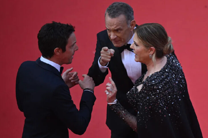 Tom Hanks y su esposa, Rita Wilson, protagonizaron una acalorada discusión en el Festival de Cannes