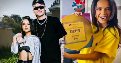 ¡Otro éxito! Becky G y Peso Pluma ganan Disco de Oro por ‘Chanel’