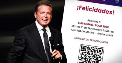 Presume que SÍ compró su boleto para Luis Miguel y enseñó el código QR