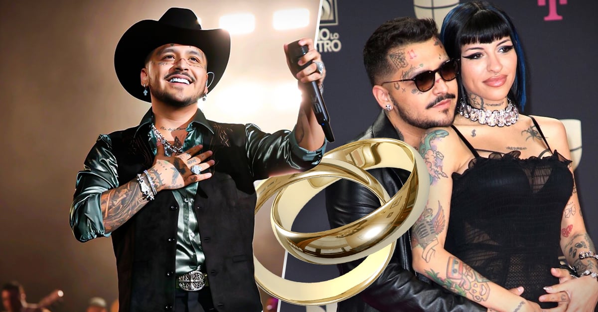 Wedding bells are ringing!  Christian Nodal reveals if he will marry Cazzu