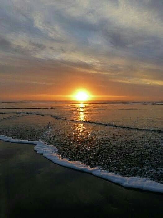 el sol en el atardecer en la playa 