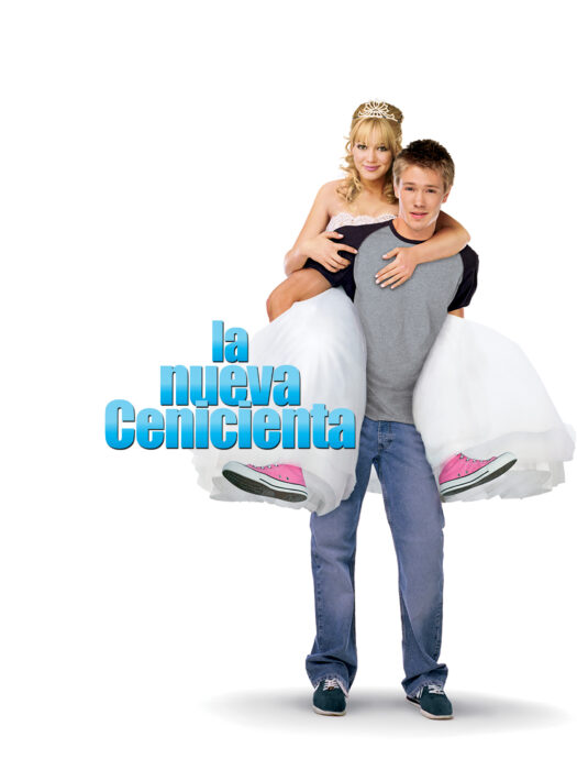 Póster de la película de una historia de cenicienta protagonizada por Hilary Duff 