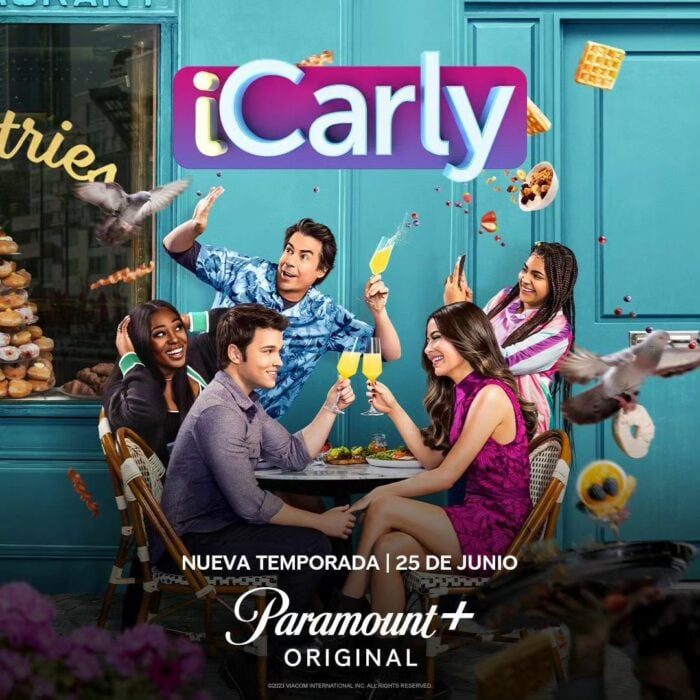 Póster de la tercera temporada de iCarly por Paramount + 